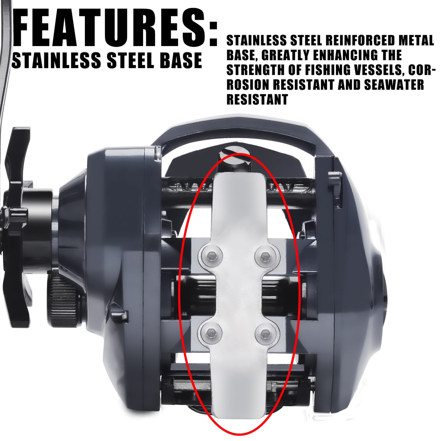 A All-metal Baitcasting Reel – Saltwater Lure Reel for Sea Rods