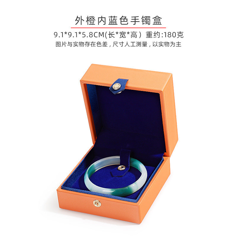 A PU leather jewelry box