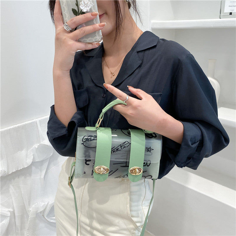 A cross-border trend transparent bag woman - Mixbatch