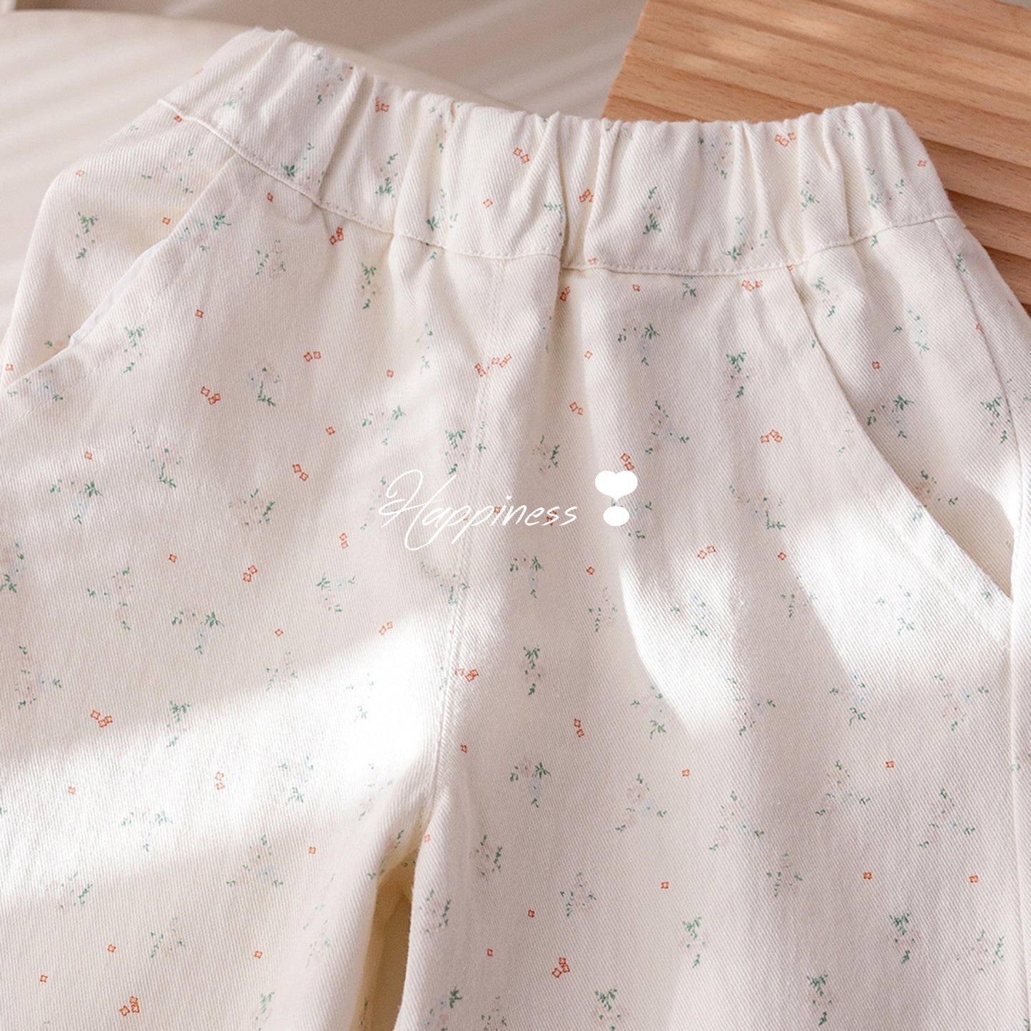 A girls autumn versatile wide-leg pants baby fashionable trousers tide