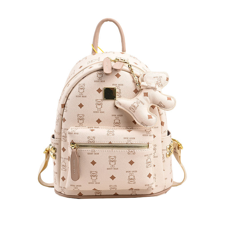 A new trendy fashion versatile large capacity lightweight backpack foreign style handbag