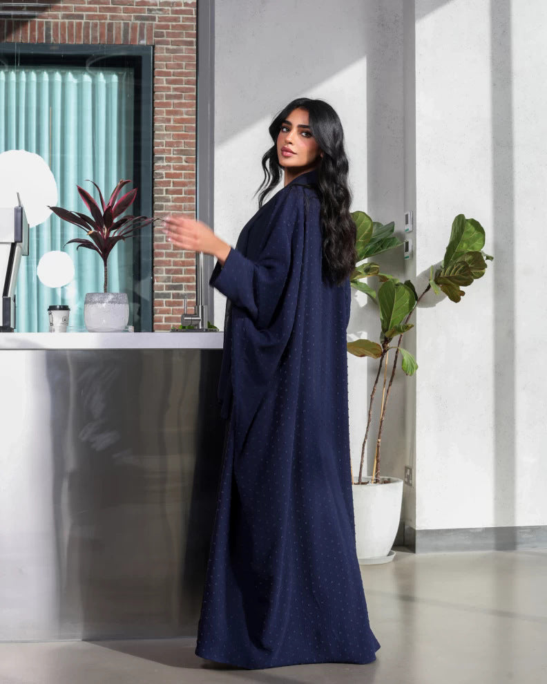 Middle Eastern Muslim Daily Cardigan Robe Temperament Elegant Bat Sleeve 20 Autumn - Mixbatch