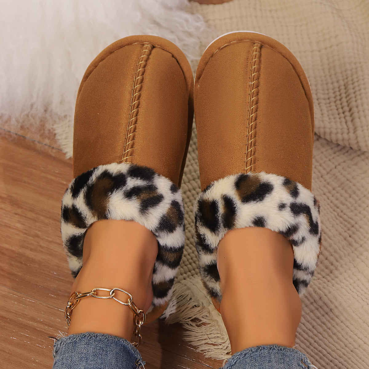 A plush slipper