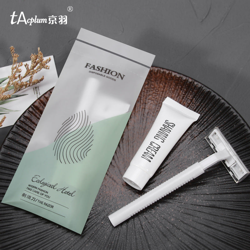Hotel disposable toiletries set Hotel consumables Room special toothpaste Toothbrush