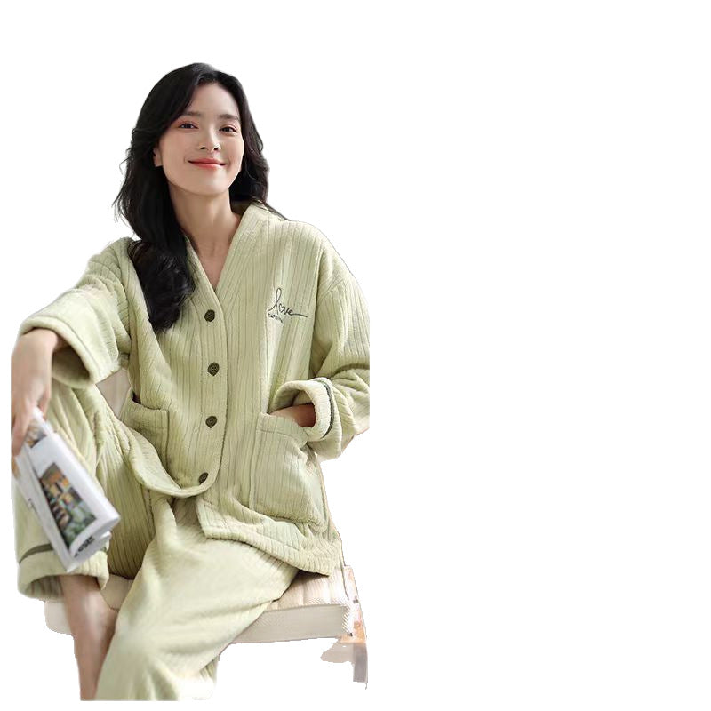 A thermal pajama set