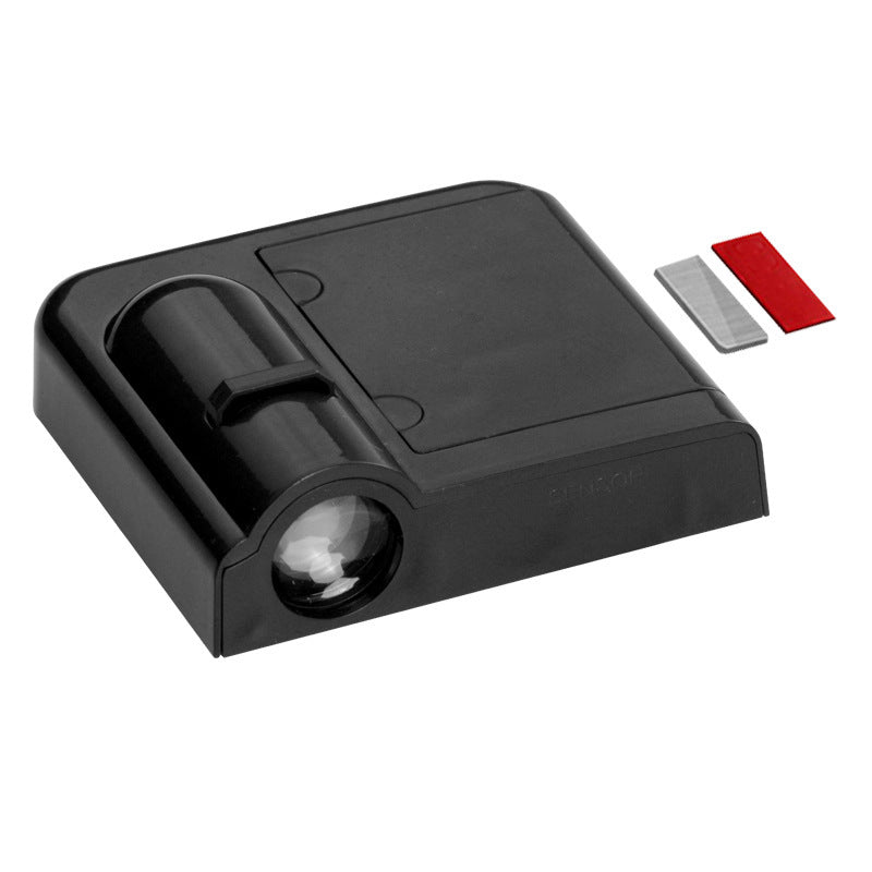 A Car LED door sticker welcome light, projection light, door light, laser light, universal modified wire-free welcome light