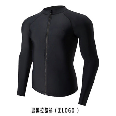 A top, pants, wetsuit