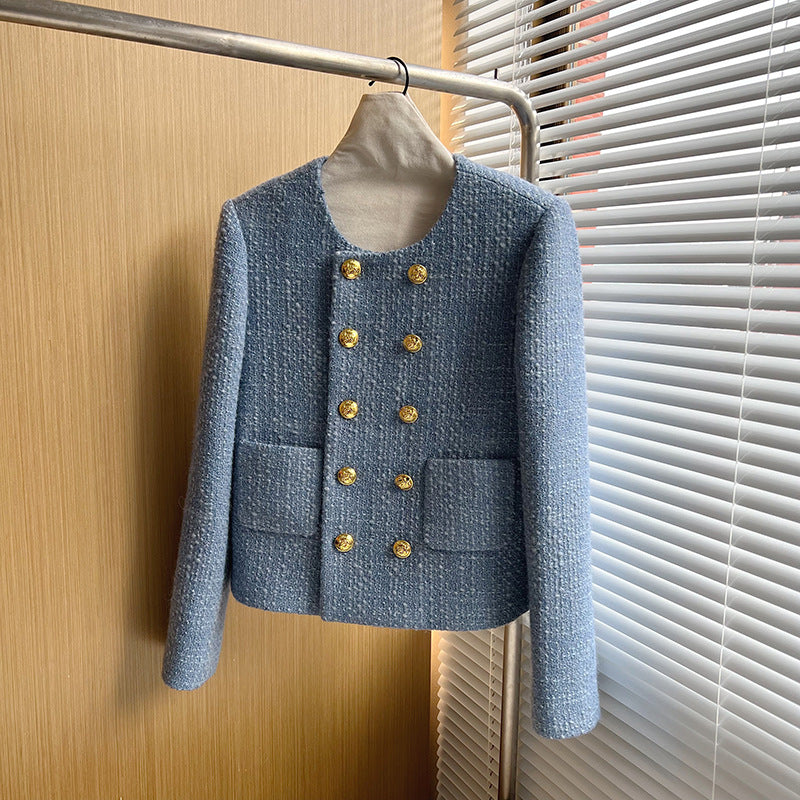 A new autumn and winter slim and thin small fragrant loose jacket blazer women