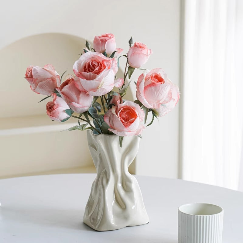 A creative ceramic vase
