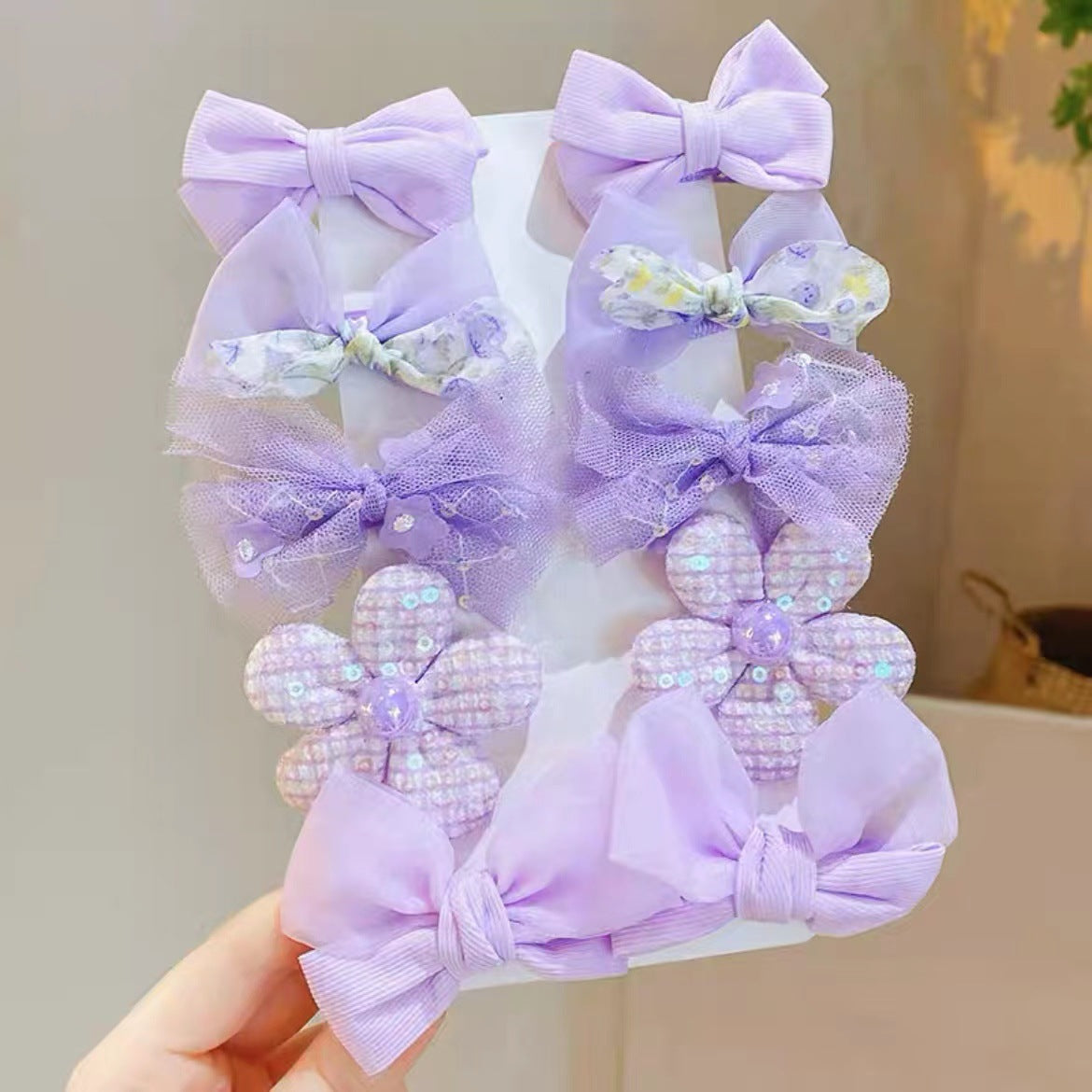 A children's hairpin stall set wholesale summer little girl hairpin cute girl broken hairpin headdress