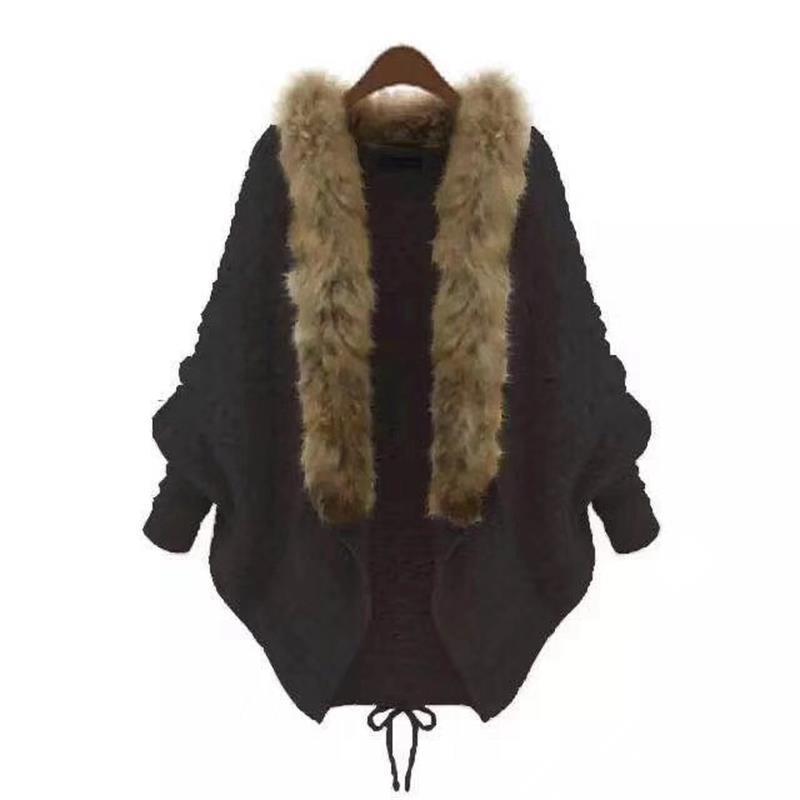 A fur collar jacket