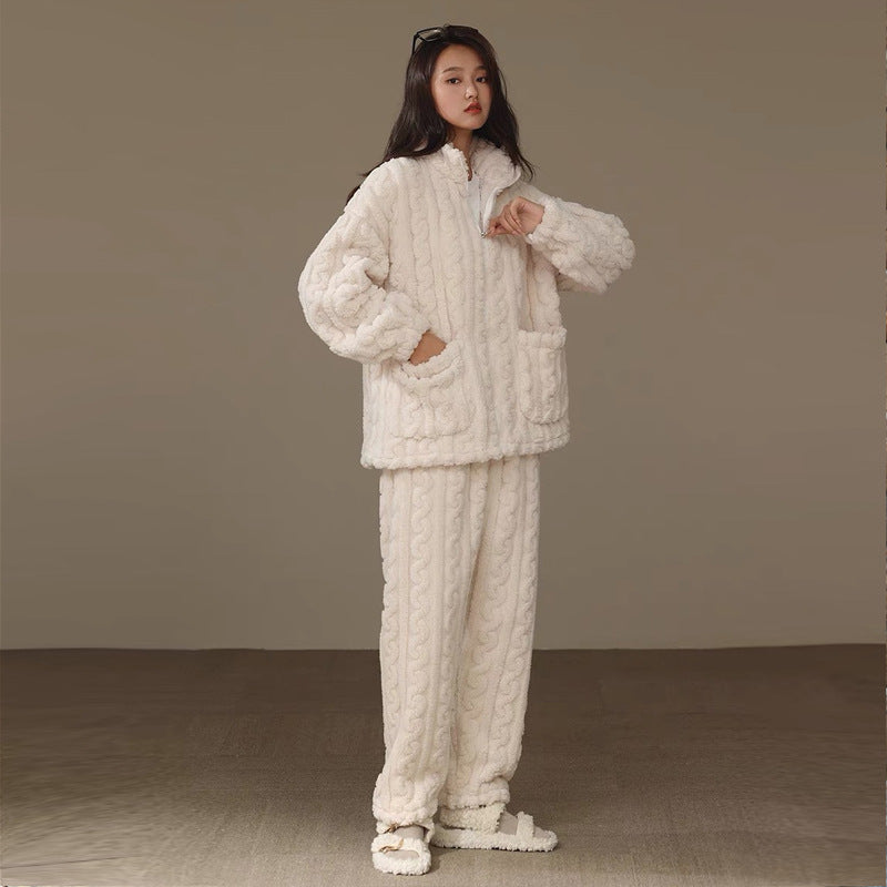 A thermal pajama set