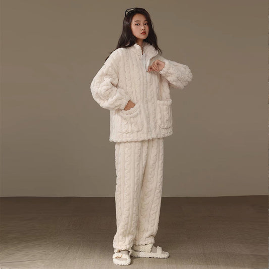 A thermal pajama set