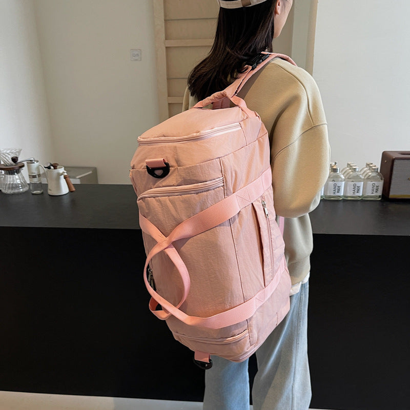 A foldable portable shoulder large capacity bag