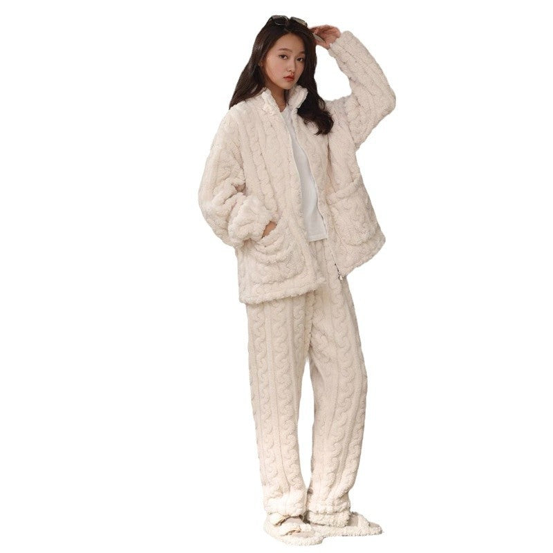 A thermal pajama set