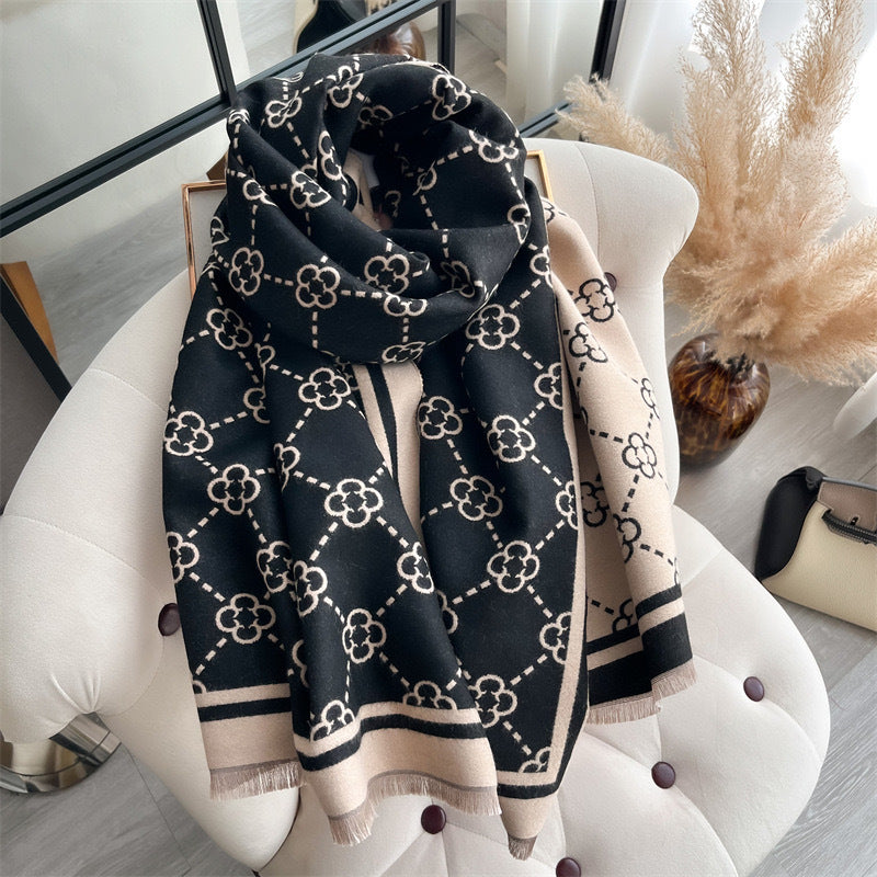 A scarf a warm shawl