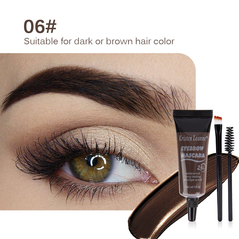 A eyebrow glue waterproof eyebrow dye cream