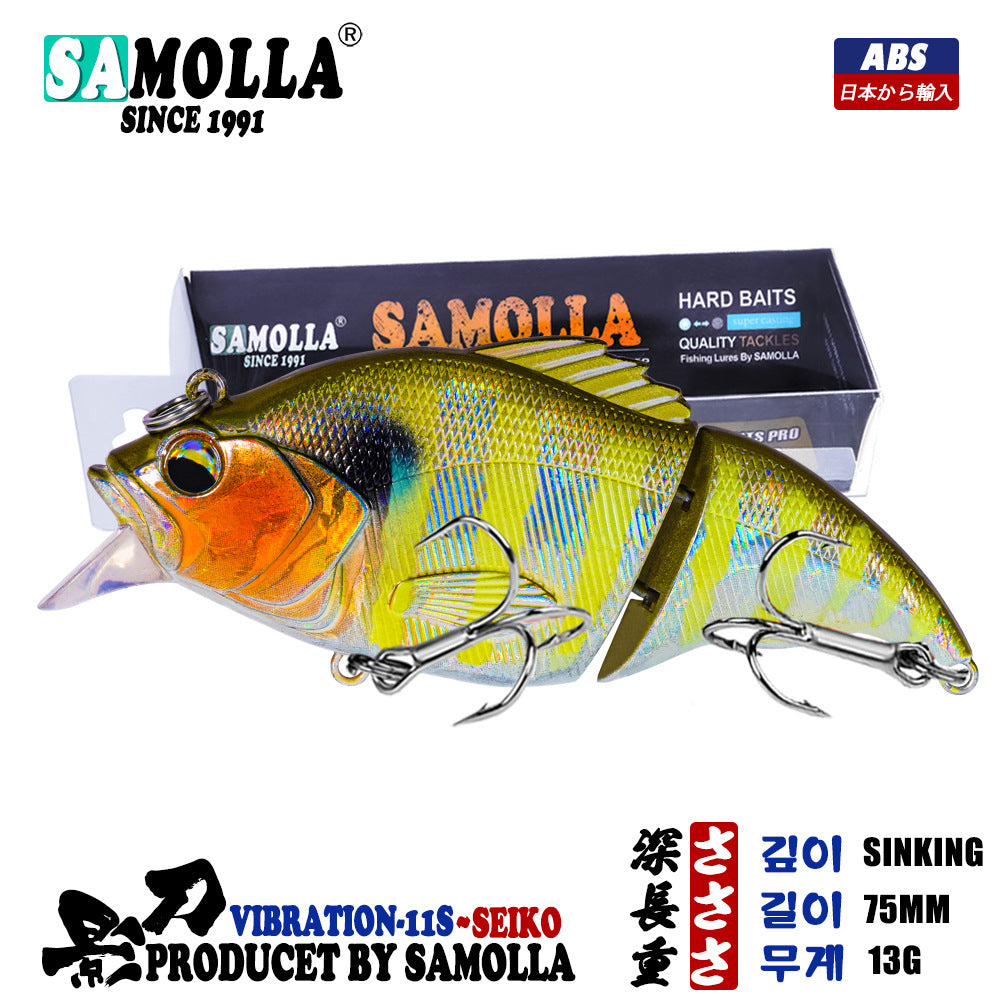 A Realistic Multi-section Swimbait Slow Sinking