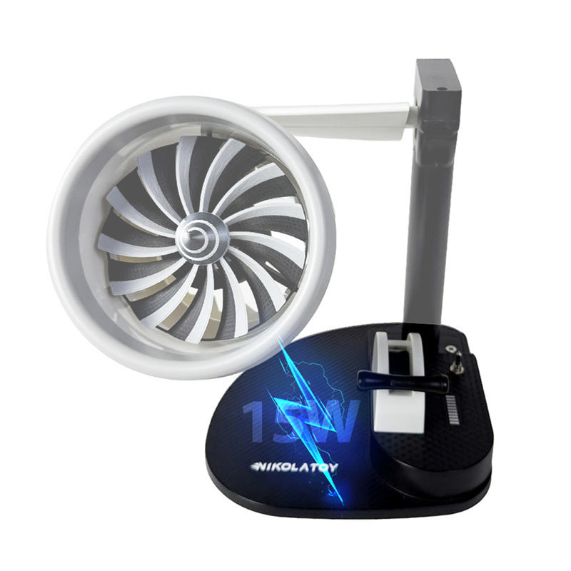 A new desktop turbofan aircraft engine creative fan humidification spray with light desktop turbofan technology