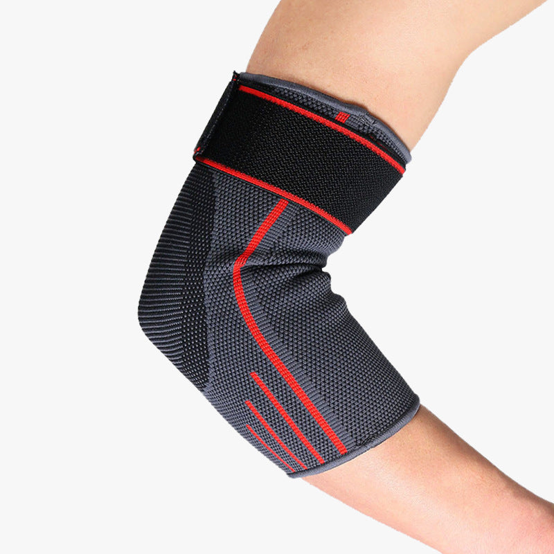 A sports knitted strap elbow pads, pressure stability, men's and women's arm guards for running