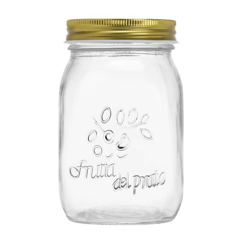 A Food grade high temperature resistant square circle jam lemon paste honey bottle Guiling paste strawberry bottle lead-free glass sealed jar - Mixbatch