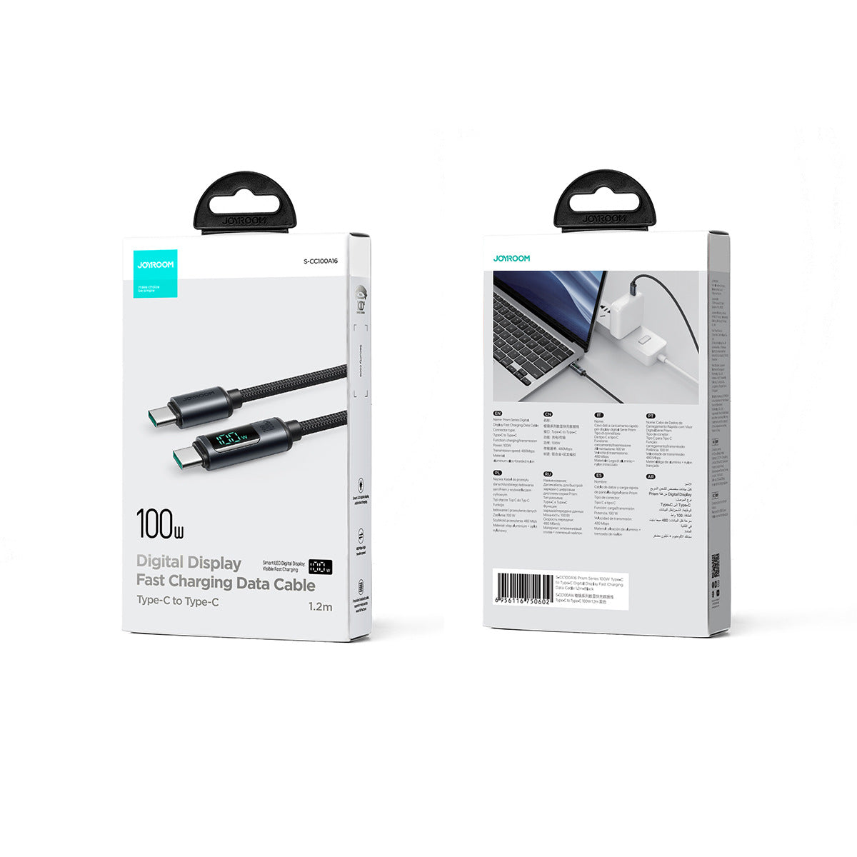 A JOYROOM fast charging 100W data cable