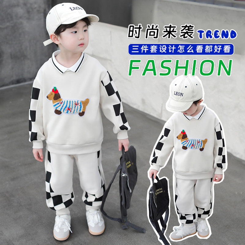 A children's sweater set