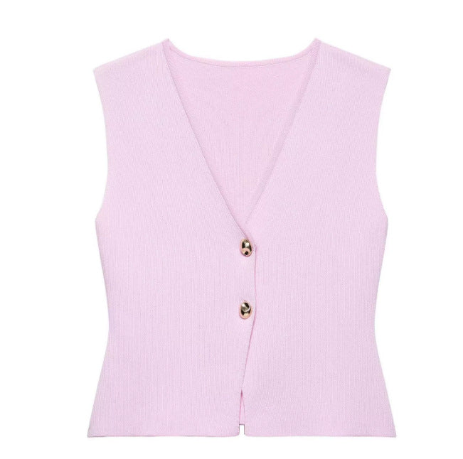 A vest vest skirt set