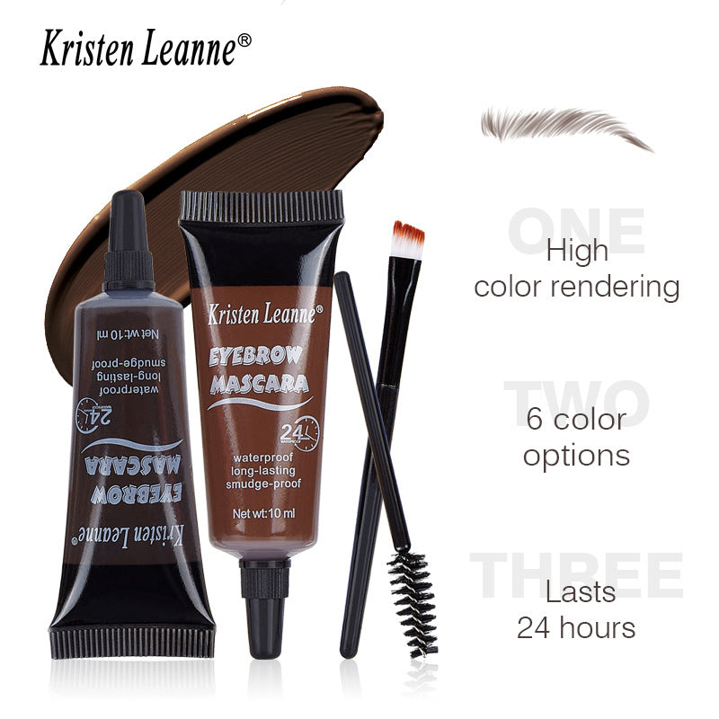 A eyebrow glue waterproof eyebrow dye cream