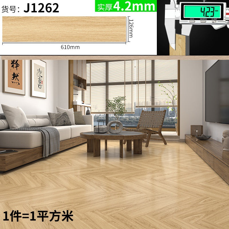 A lock floor SPC stone plastic floor snap-on stone crystal composite wood floor household old ground renovation waterproof fire