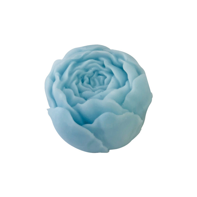 A flower candle silicone mold