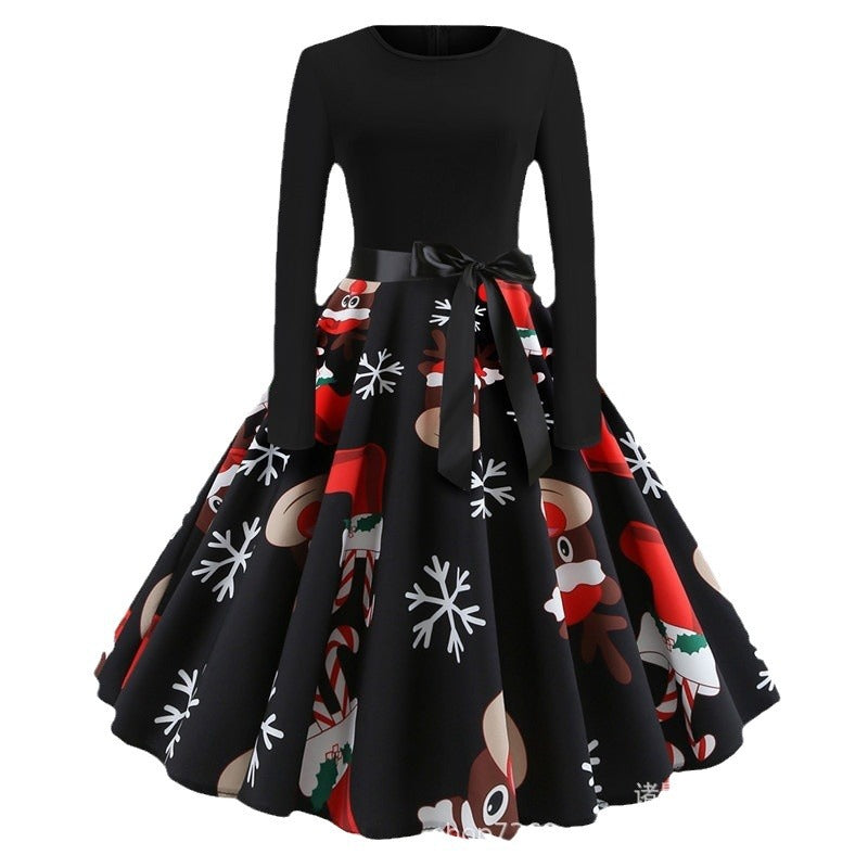 A christmas floral dress