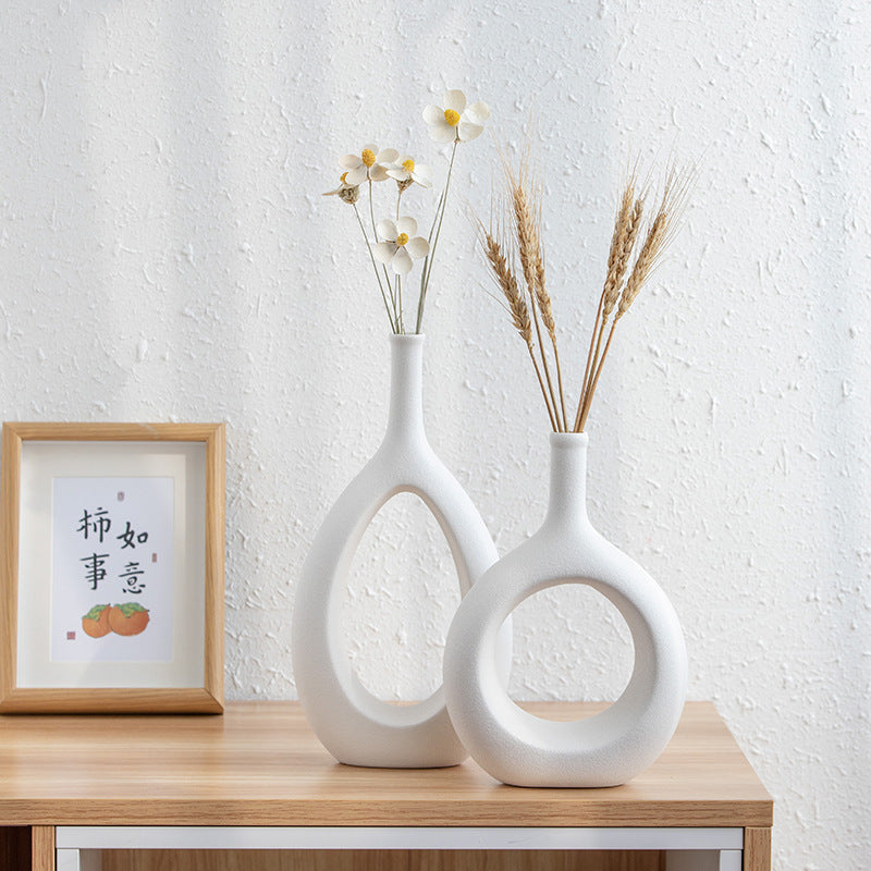 A ceramic vase