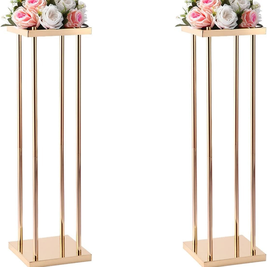 A box wrought iron flower stand