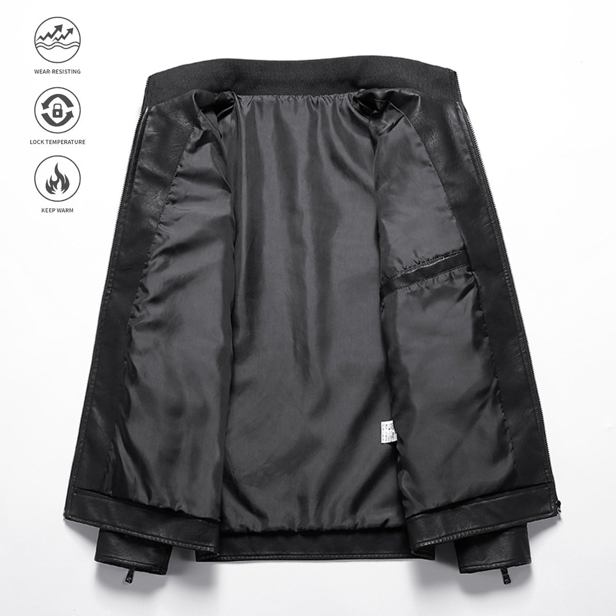 A leather jacket for men