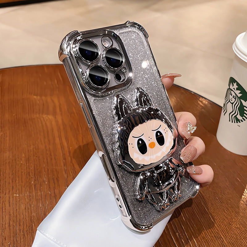 A mirror holder phone case