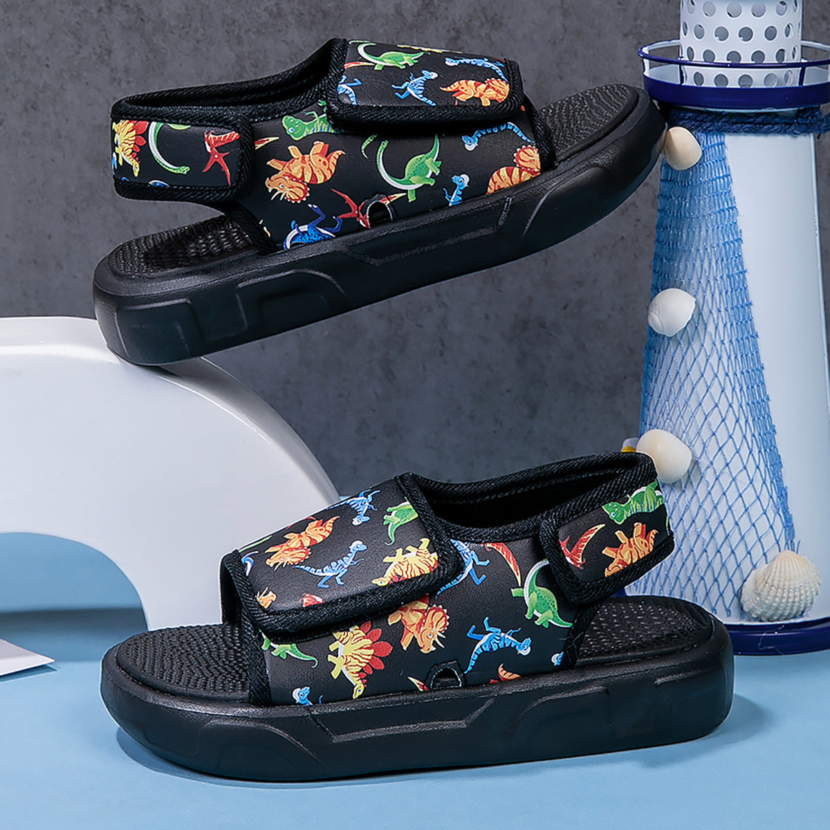 A boys summer and autumn new comfortable fashion trend casual lightweight breathable sandals - Mixbatch