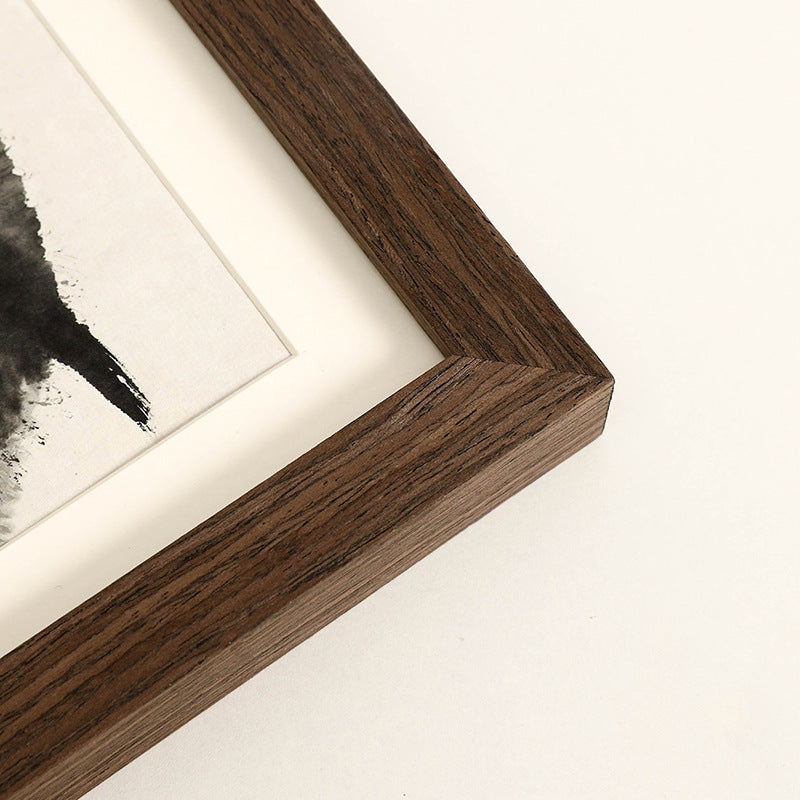 A Solid wood photo frame Calligraphy calligraphy painting frame Chinese painting mounted on the wall