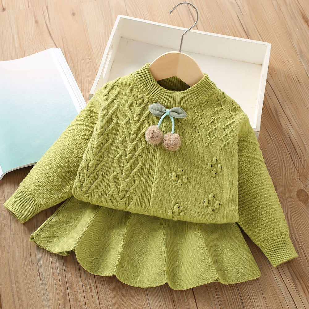 A girls sweater set