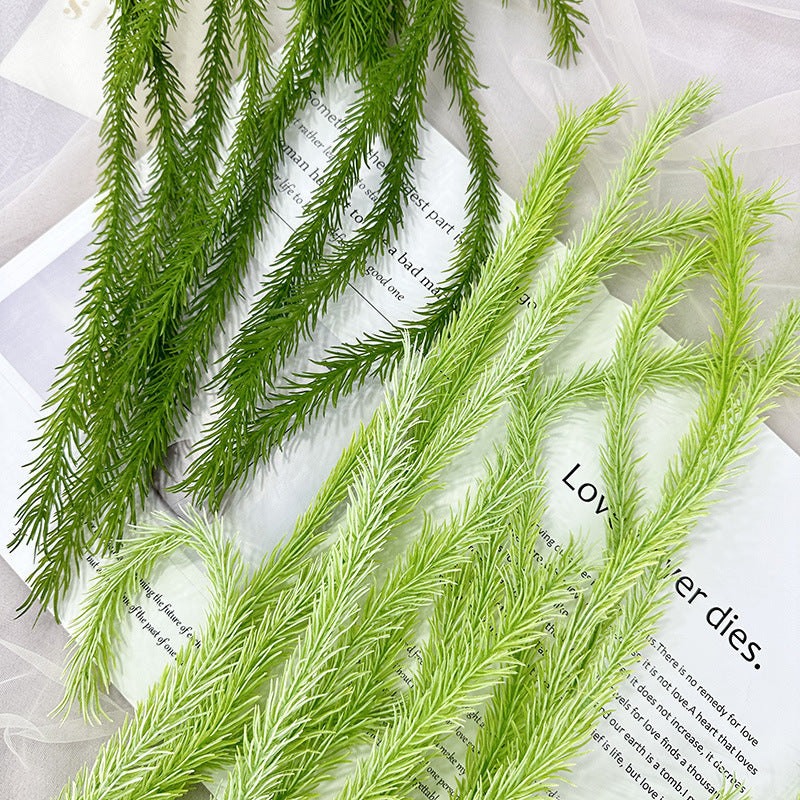 A houndstail hanging large shopping mall event decoration wedding plant wall decoration wall