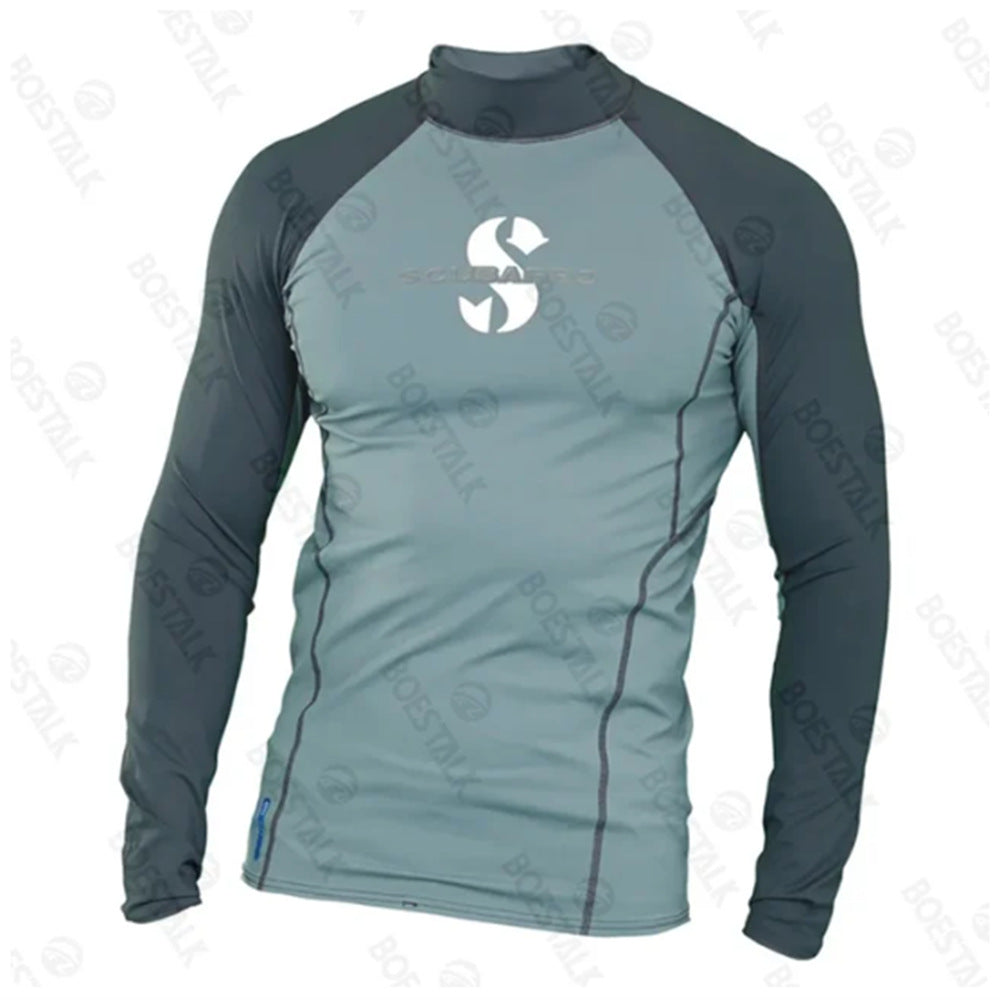 A Men's Swimming Long Sleeve Swimsuit