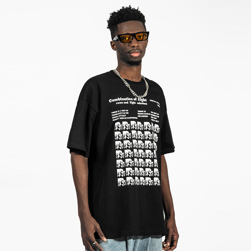 A Men's Printed Short Sleeve