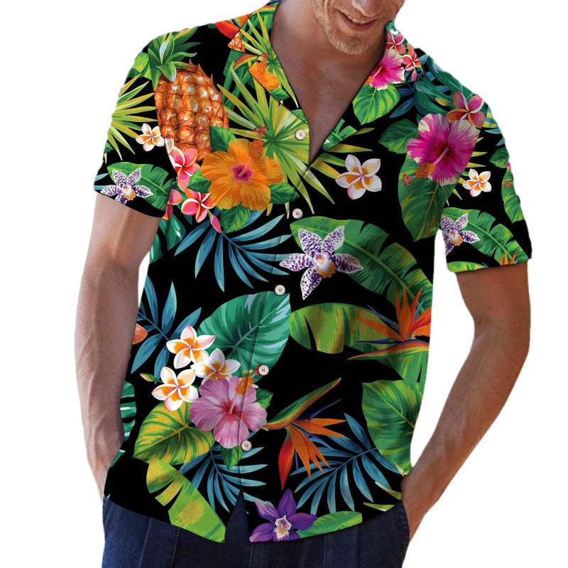 A Men's Printed Shirt