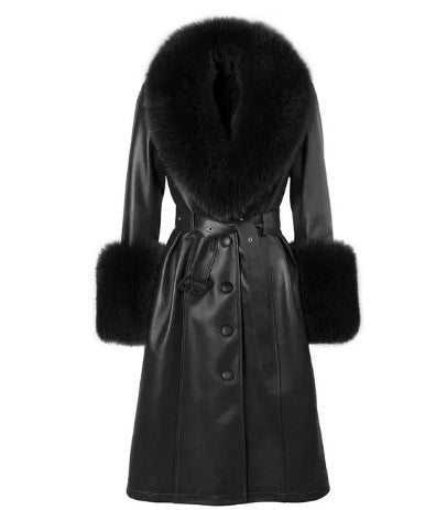 A leather coat