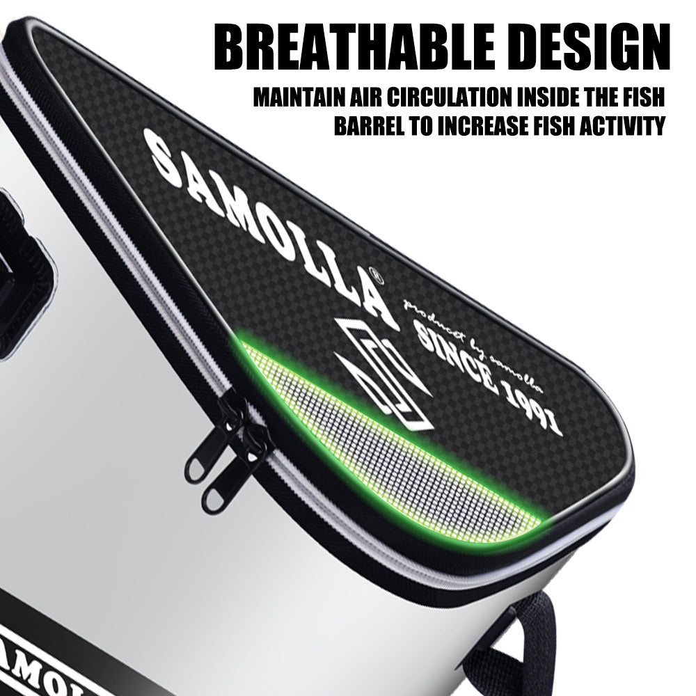 A Portable Foldable Fish Bucket – Perfect for Outdoor Fishing