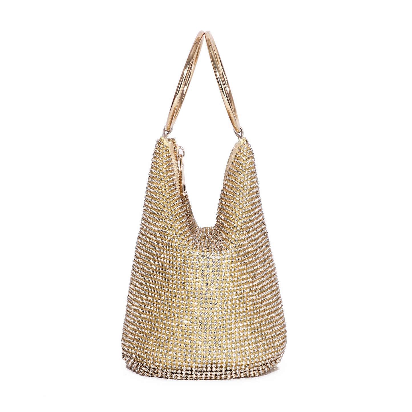 A new cross-border diamond-encrusted dinner bag, portable vegetable basket, rhinestone evening bag,