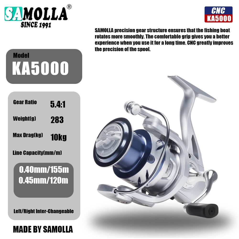 A KA Gen II Metal Fishing Reel – Smooth & Gapless for Lure Casting