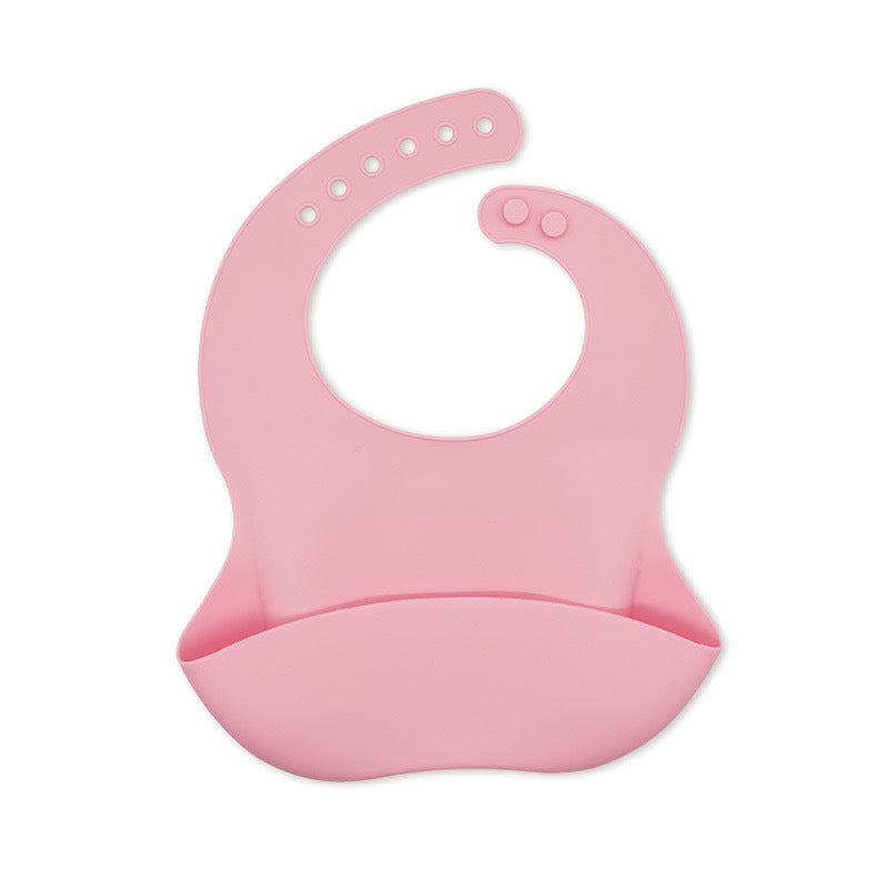 Baby silicone bibs, baby eating bibs, waterproof rice pockets,saliva napkins 0.08kg - Mixbatch
