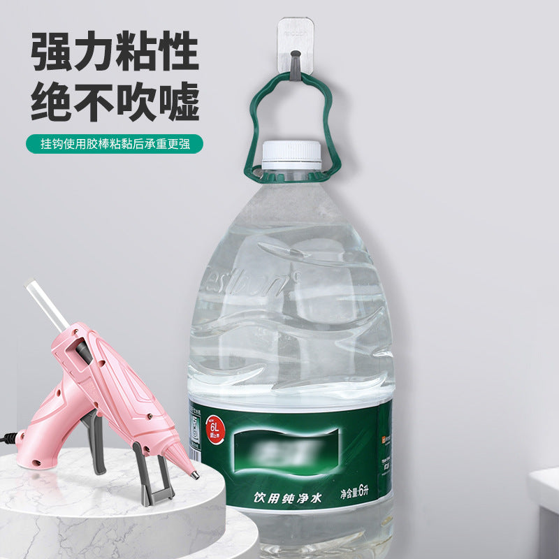 A hot melt glue gun