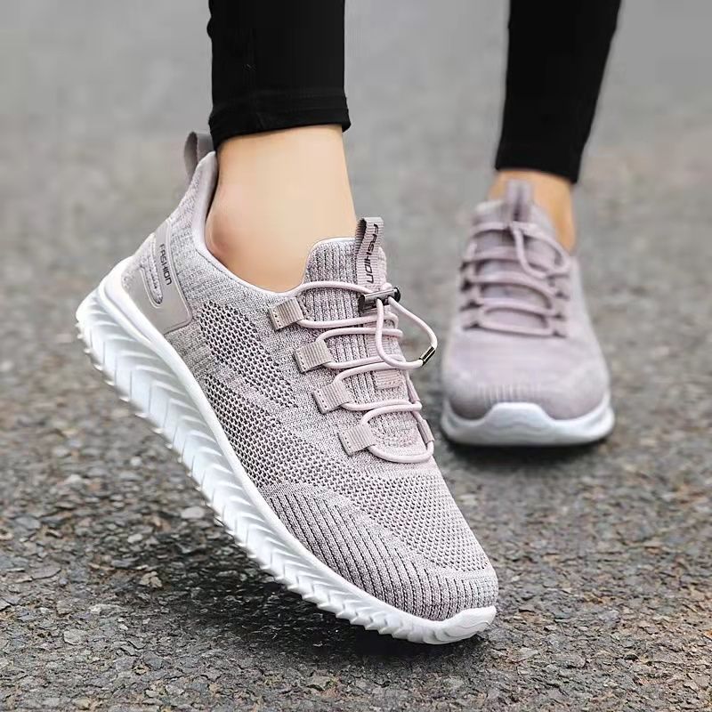 Spring and Autumn Season Hair Replacement Soft Sole Middle aged Mom Sports and Leisure Middle aged and Elderly Walking Shoes Cross border for Women 0.5kg - Mixbatch